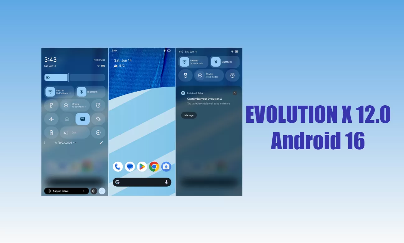Evolution X 12.0 - First Android 16 Based Custom ROM